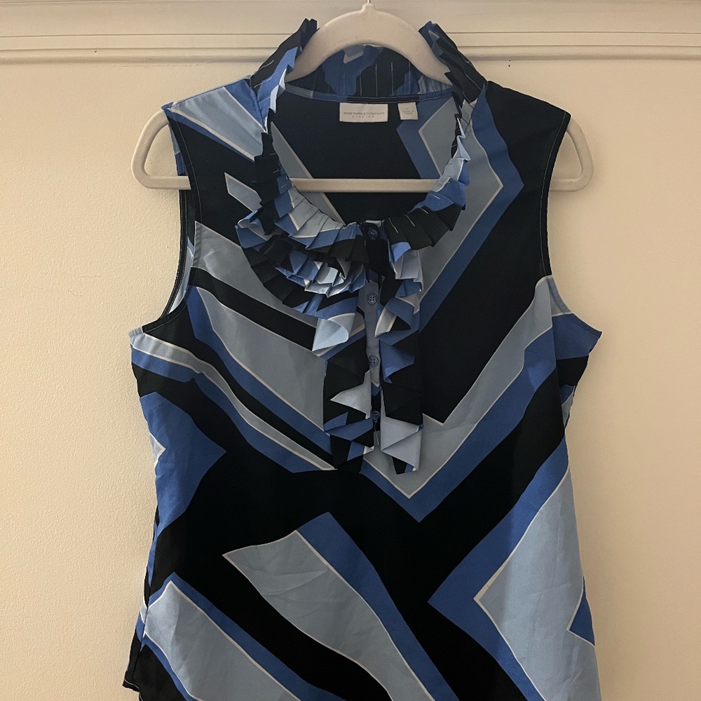 New York & Company Ruffle Top -  Size XL